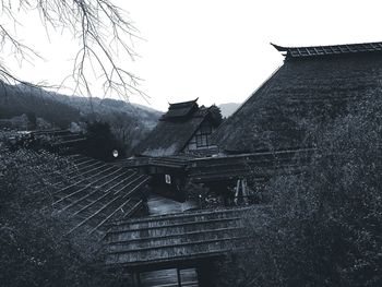 Built structure against the sky