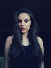 Portrait of young woman