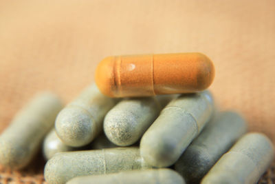 Close-up of pills