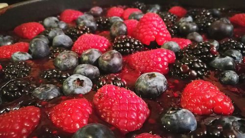 Close-up of strawberries