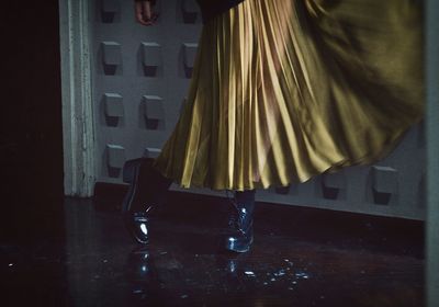 Close-up of woman in bikini