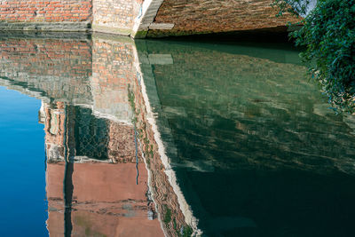 Old wall by sea