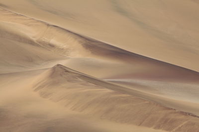 Full frame shot of sand dunes at naukluft national park