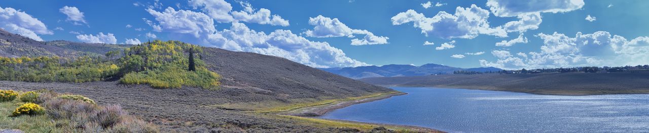 Strawberry reservoir bay highway 40 daniels summit heber  duchesne uintah basin, utah, usa.