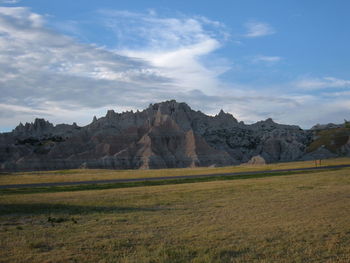 Scenic view of landscape against sky