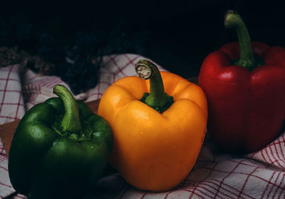 Close-up of bell peppers