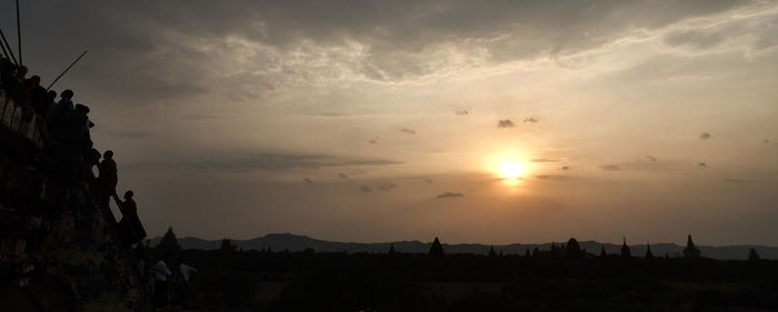 Scenic view of sunset sky