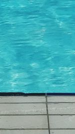 High angle view of swimming pool