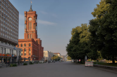 View of buildings in city