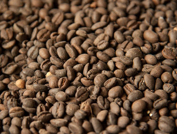 Full frame shot of coffee beans