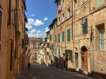 Street amidst buildings in town