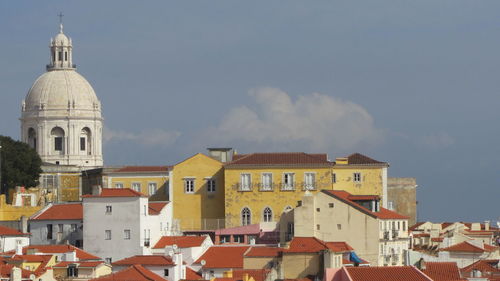 Houses against sky