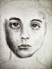Close-up portrait of man