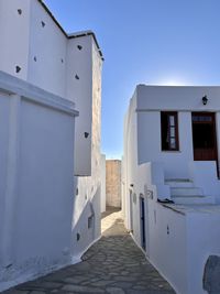 Built structures against clear sky