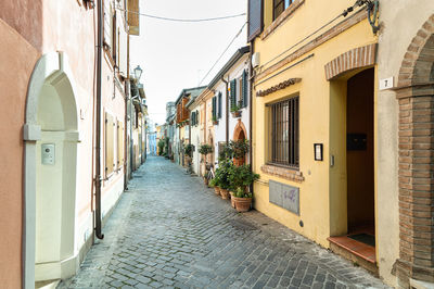 The suburb of san giuliano in rimini emilia romagna italy