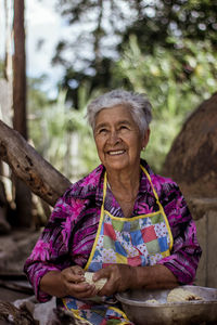 Portrait of a smiling young woman