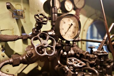 Control panels of steam machine