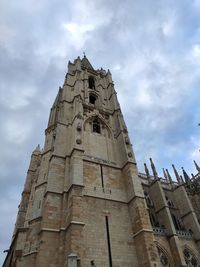 Low angle view of historical building against sky