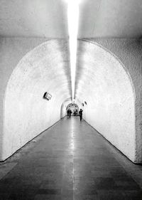 View of underground walkway