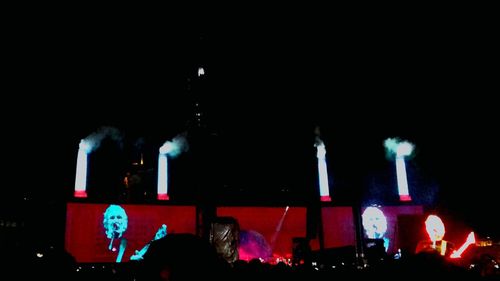 Crowd at music concert