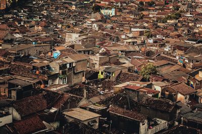 High angle view of cityscape