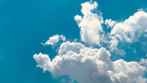 Low angle view of clouds in sky