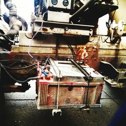 Abandoned rusty wheel