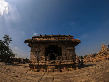 Old temple against sky