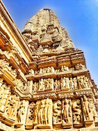 Low angle view of temple