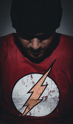 Close-up portrait of a man