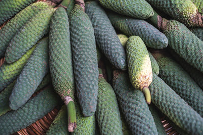 Full frame shot of vegetables for sale in market