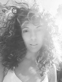 Portrait of smiling young woman