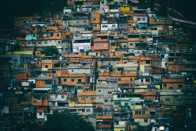 Aerial view of town