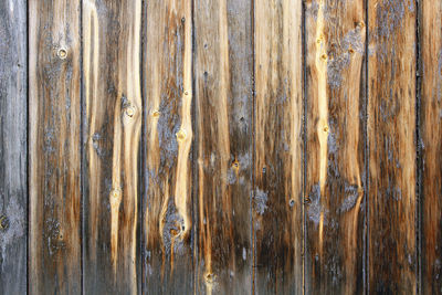 Full frame shot of old wooden plank