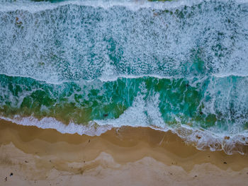 Wave splashing on beach