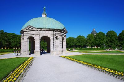 View of historical building against clear sky