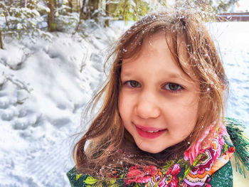Portrait of young woman