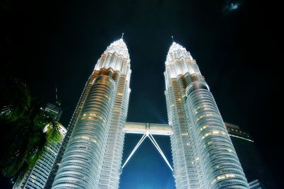 Low angle view of skyscrapers