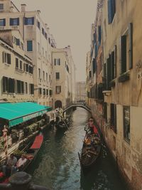 Boats in canal