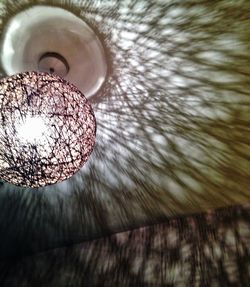 Close-up of illuminated lamp