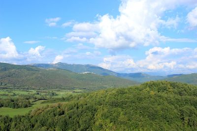 Scenic view of landscape against sky