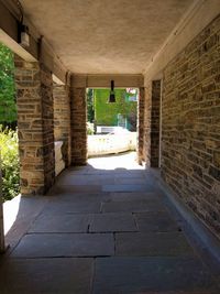 Corridor of building