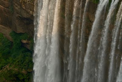 Scenic view of waterfall