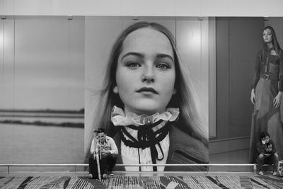 Portrait of young woman