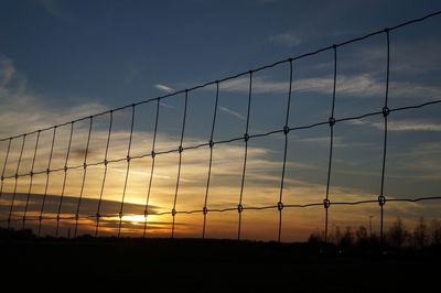 Scenic view of sky during sunset