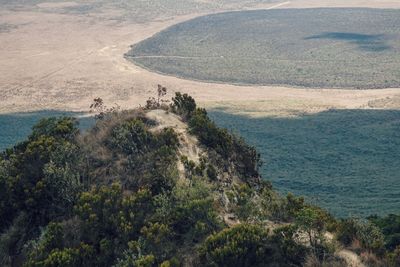 The view of rift valley from mount longonot, rift valley, kenya