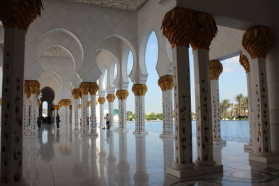 Panoramic view of historical building