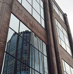 Low angle view of modern building