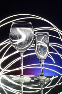 Close-up of wineglass