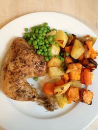 Close-up of food in plate